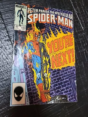 Buy Peter Parker The Spectacular Spider-Man #103 Marvel Comics (1985) Copper Age • 11.97£