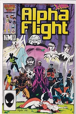 Buy Alpha Flight #33 (Marvel Comics 1986) 1st Lady Deathstrike • 7.90£