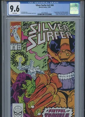 Buy Silver Surfer V3 #44 1990 CGC 9.6 • 59.16£