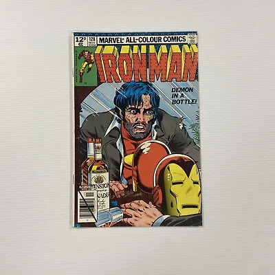 Buy Iron Man #128 1979 VG/FN Pence Copy Demon In A Bottle • 55£