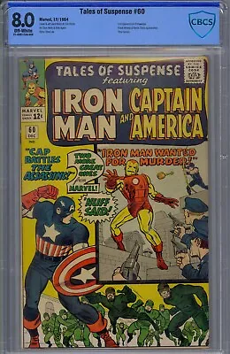 Buy Tales Of Suspense #60 Cbcs 8.0 Iron Man Captain America Black Widow Not Cgc • 143.91£
