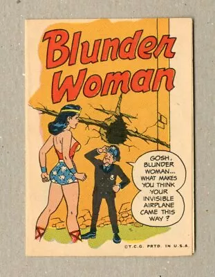 Buy Blunder Woman Wonder Woman Parody #1 NM- 9.2 1967 • 118.59£