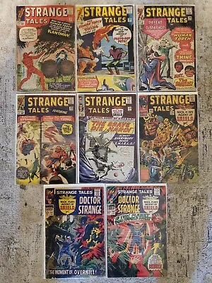 Buy Lot Of 8 Silver Age Books! Marvel Comics 1960s Strange Tales! • 159.90£