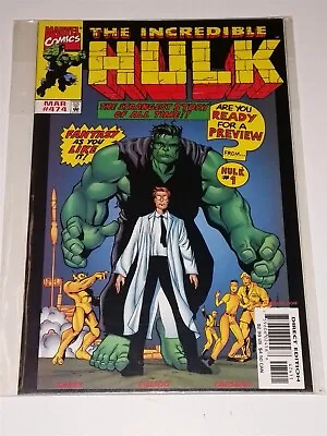 Buy Hulk Incredible #474 Vf (8.0 Or Better) March 1999 Marvel Comics  • 16.99£