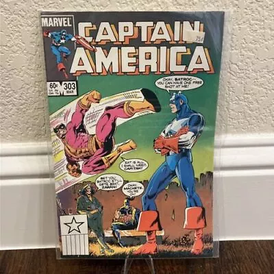 Buy 1984 Marvel Comics #303 Captain America VF +/- • 8.04£