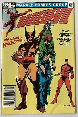 Buy Marvel Daredevil 196 Newsstand Edition, Wolverine Cover • 11.87£