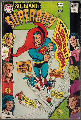 Buy Superboy 147  Origin Of The Legion Of Super-Heroes!  80 Page Giant  1968 G/VG DC • 11.82£