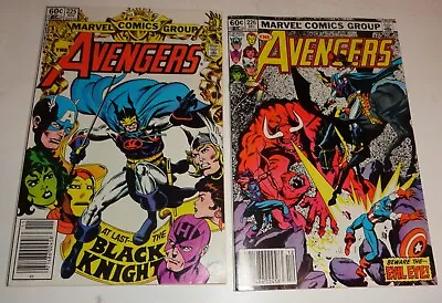 Buy Avengers #225,226 High Grade Nm 9.4/9.6  1982  Classic Black Knight Cover • 19.95£