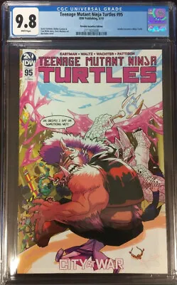Buy Teenage Mutant Ninja Turtles #95 Tmnt Idw 1:10 Variant Becomes Jennika Cgc 9.8 • 157.66£