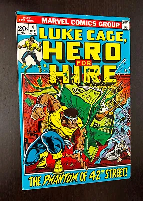 Buy HERO FOR HIRE #4 (Marvel Comics 1972) -- 1st Phantom Of 42nd Street -- VF- • 25.22£