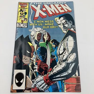 Buy The Uncanny X-Men 210 Mutant Massacre Marvel Comics 1986 • 8£