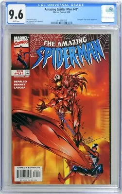 Buy Amazing Spider-man 431 Cgc 9.6 1998 Carnage Silver Surfer • 189.83£