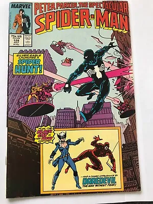 Buy Spectacular Spider-man # 128- Vol 1  '87 Daredevil , Blk Cat New Costume! * Nm * • 10.24£