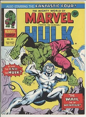 Buy Mighty World Of Marvel #161 - 8 Pence Issue - Hulk - Fantastic Four - Wendigo • 8.80£