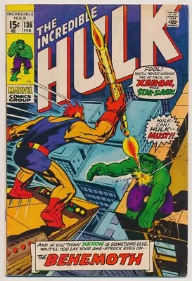 Buy The Incredible Hulk #136 Comic Book - Marvel Comics! • 44.24£