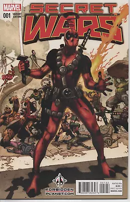 Buy Secret Wars # 1 Forbidden Planet Variant Marvel 1st Cameo God Emperer Doom NEW • 5.99£