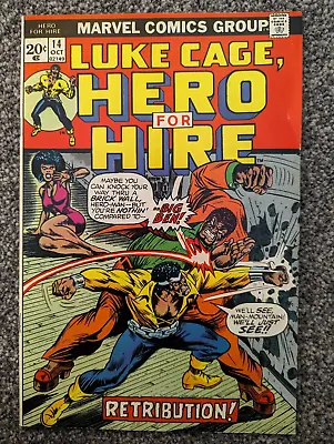 Buy Luke Cage Hero For Hire 14. Marvel 1973. Billy Bob Rackham, 1st Big Den Donovan. • 9.98£