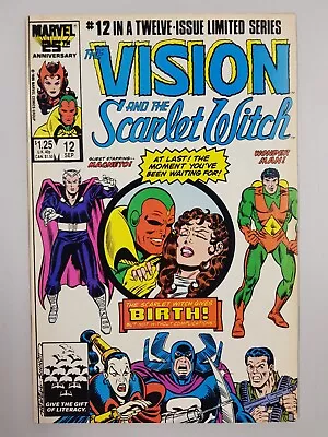 Buy Vision And The Scarlet Witch #12 First Speed And Wiccan (1985) • 35£