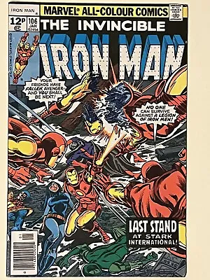 Buy The Invincible Iron Man #106 (1977) Marvel Comics VF+ • 9.99£