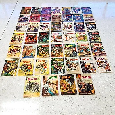 Buy [LOT OF 46] Vintage Gold Key/DC Tarzan Of The Apes Comic Books 1960-70s #155-206 • 180.76£