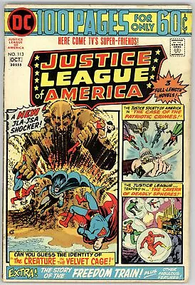 Buy Justice League Of America (1960) #113 VG- 3.5 JSA Team-Up Story • 9.53£