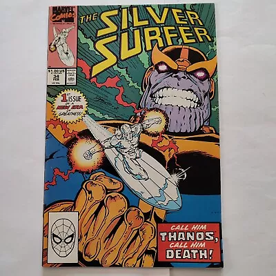 Buy Silver Surfer #34 Vol 3 - Marvel 1990 - Thanos • 6.99£