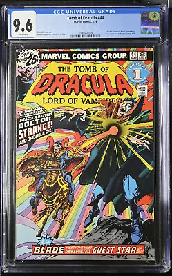 Buy Tomb Of Dracula #44 (1976) - Cgc Grade 9.6 - Doctor Strange & Blade Appearance! • 118.74£