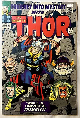 Buy VTG JOURNEY INTO MYSTERY THE MIGHTY THOR 123 1965 Marvel Comics • 31.97£
