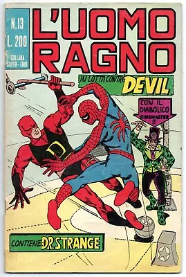Buy 1970 SPIDER MAN Horn #13 FIGHTING DEVIL DOCTOR STRANGE HUMAN TORCH • 29.85£