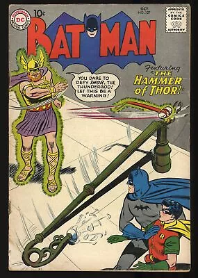 Buy Batman #127 VG 4.0 The Hammer Of Thor! Swan/Kaye Cover DC Comics 1959 • 82.76£