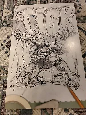 Buy The Tick #1 20th Anniversary Sketch Cover Simon Bisley 280 Of 500 NEAR MINT • 59.26£