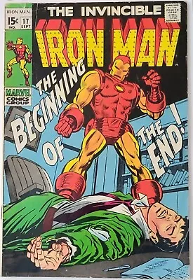 Buy Iron Man #17 (1969) Silver Age Iron Man Key Comic 1st Appearance Madame Masque • 36.11£