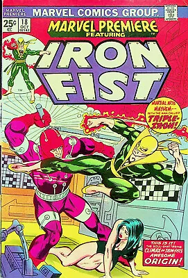 Buy Marvel Premiere #18 - Iron Fist (Oct 1974; Marvel) - Very Fine • 16.86£