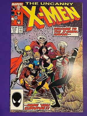 Buy Uncanny X-men #219 Nm+ 9.6 High Grade Copper Age Marvel • 19.99£