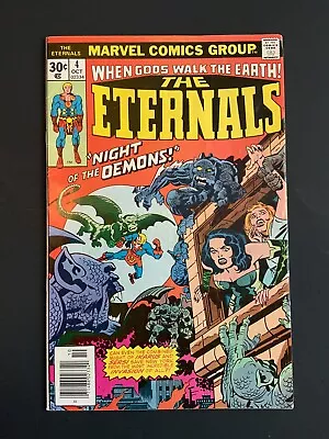 Buy THE ETERNALS #4 Marvel Comics Jack Kirby! 1976 MCU  FN+ • 7.88£