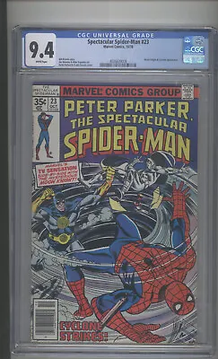 Buy Spectacular Spider-Man 23 (Marvel, 1978)  CGC 9.4 WP • 59.75£