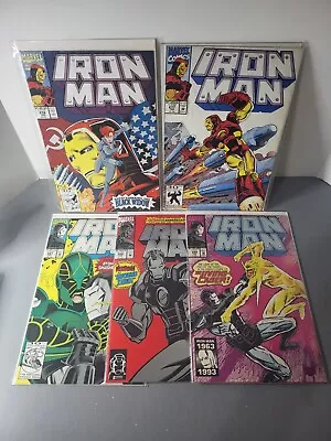 Buy Iron Man Vol 1. (5) Comic Lot Issues 276-277-287-288-289 Marvel 1992 🔑  • 19.18£