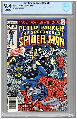 Buy Spectacular Spider-Man # 23  CBCS   9.4   NM   White Pgs   10/78   Newsstand Edi • 71.49£