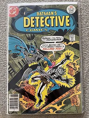 Buy Detective Comics (Batman) #470 (1st Silver St. Cloud Appearance) F+ DC Bronze • 11.83£
