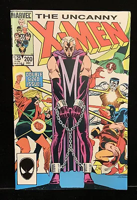 Buy THE UNCANNY X-MEN #200 (Marvel 1985) Key! Trial Of Magneto - Head Of Xavier • 15.92£
