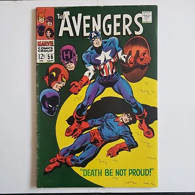 Buy The Avengers #56 Vol. 1 (1963) 1968 Marvel Comics  App. Of Baron Zemo & Bucky • 36.37£