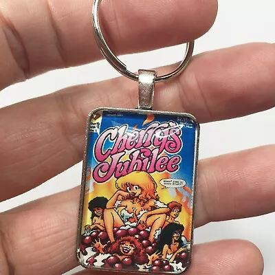 Buy Cherry's Jubilee #1 Cover Pendant With Key Ring And Necklace Comic Book Poptart • 12.29£