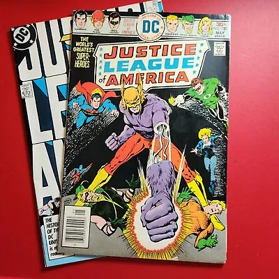 Buy Justice League Of America Lot Of 2 #130 1976, #261 1987 DC Comic Books VG • 8£