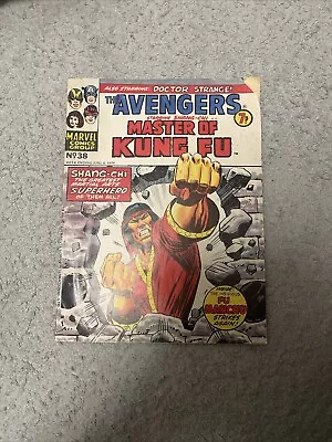 Buy Avengers #38 1974 UK Marvel Shang-Chi, Dr Strange • 9.99£