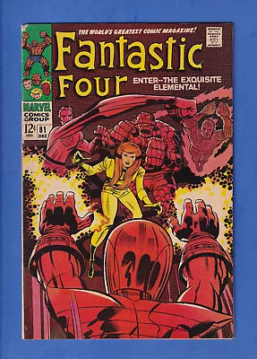 Buy Fantastic Four #81 Crystal Joins & Dons Costume The Wizard Stan Lee Jack Kirby • 11.99£