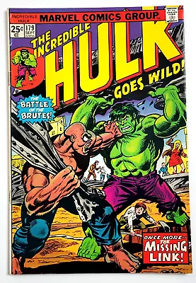 Buy Incredible Hulk # 179 - (1974) Marvel Comics Vs The Missing Link • 15.85£