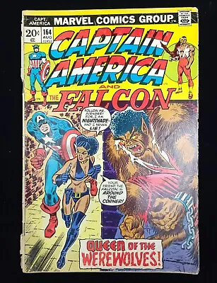 Buy Captain America And The Falcon #164 1973 G (2.0); Low Grade • 5.85£