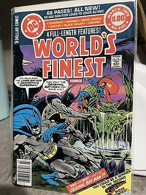 Buy WORLD'S FINEST #255 NM (DC Comics 1979)  Bronze Age Batman • 15.01£