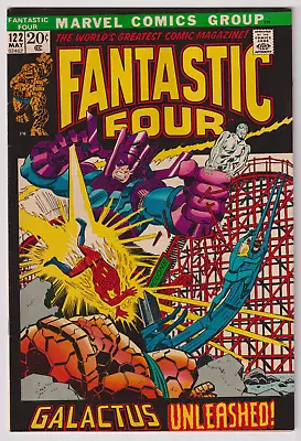 Buy 1972 Marvel Comics Fantastic Four #122 In Nm- Condition  Galactus  Silver Surfer • 71.09£