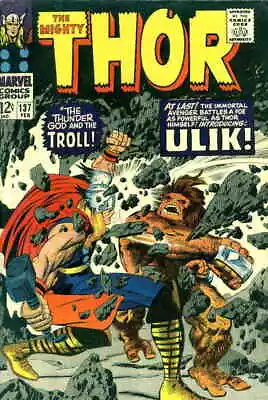 Buy Thor #137 VG; Marvel | Low Grade - 1st Appearance Ulik - We Combine Shipping • 32.77£